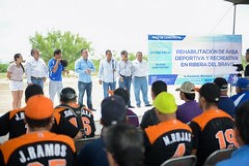 EMBELLECEN RIBERAS DEL BRAVO PARA PROMOVER EL SANO ESPARCIMIENTO